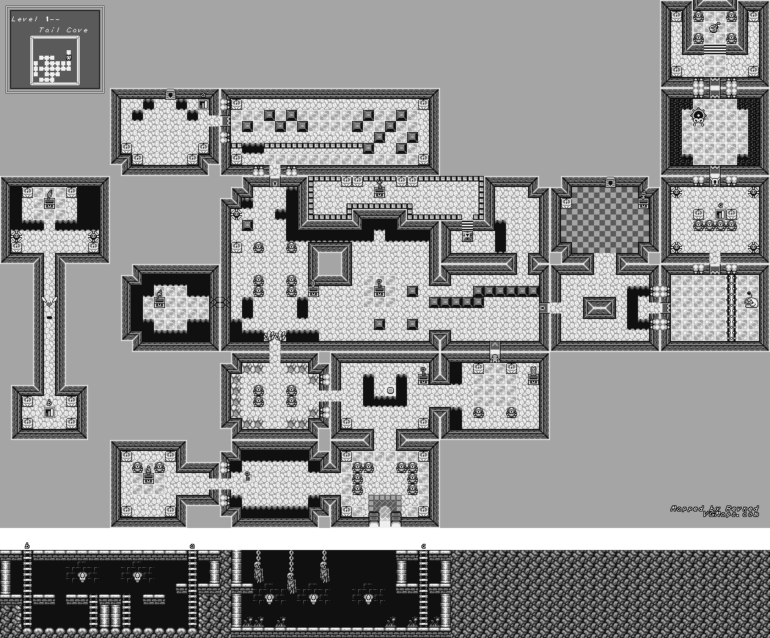 The Legend of Zelda Link's Awakening Revned's Video Game Maps